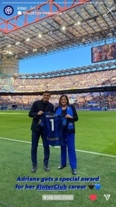 zanetti premia la nostra coordinatrice